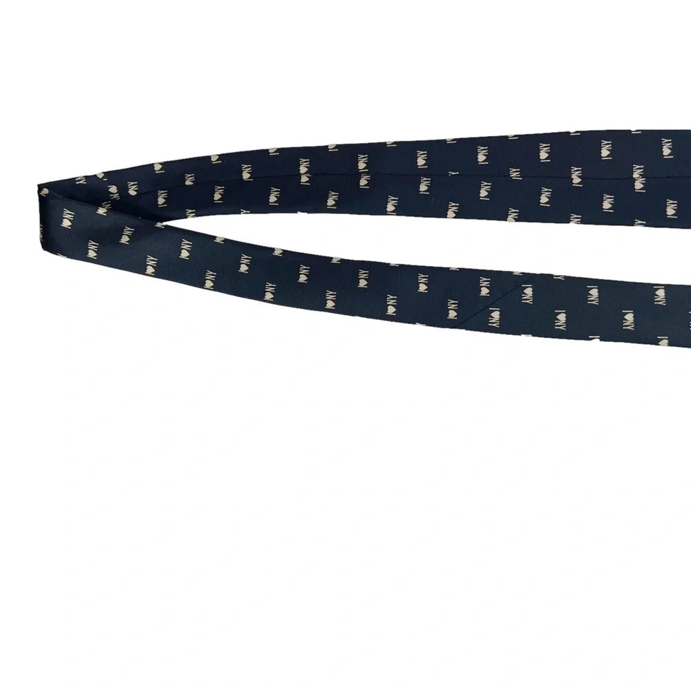 I Love NY Navy Blue Roberto Capucci Silk Men’s Necktie
